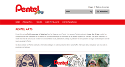 Desktop Screenshot of pentelarts.nl