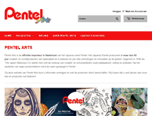 Tablet Screenshot of pentelarts.nl